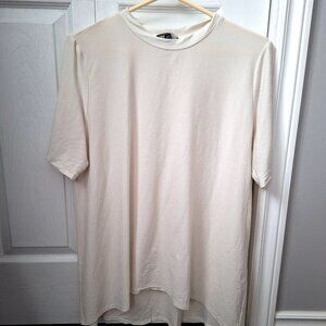 Eileen Fisher Ivory Crew Neck Top